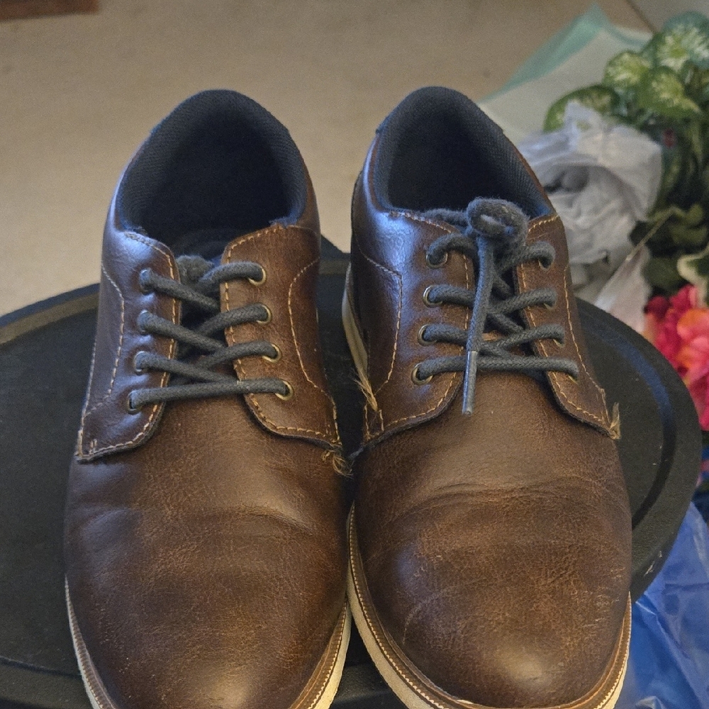 Mix No. 6 Brown Leather Oxfords with Vintage Appeal